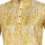 Mehendi Yellow Golden Sequiens Zari Tikki And Threads Work - Image 7