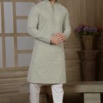 Mint Green Gliter Sequins Kurta