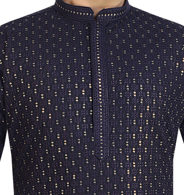 Arruga georgette golden sequins kurta pyjama set - Image 4