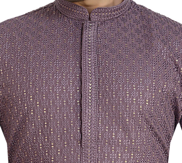 Arruga georgette golden sequins kurta pyjama set - Image 6