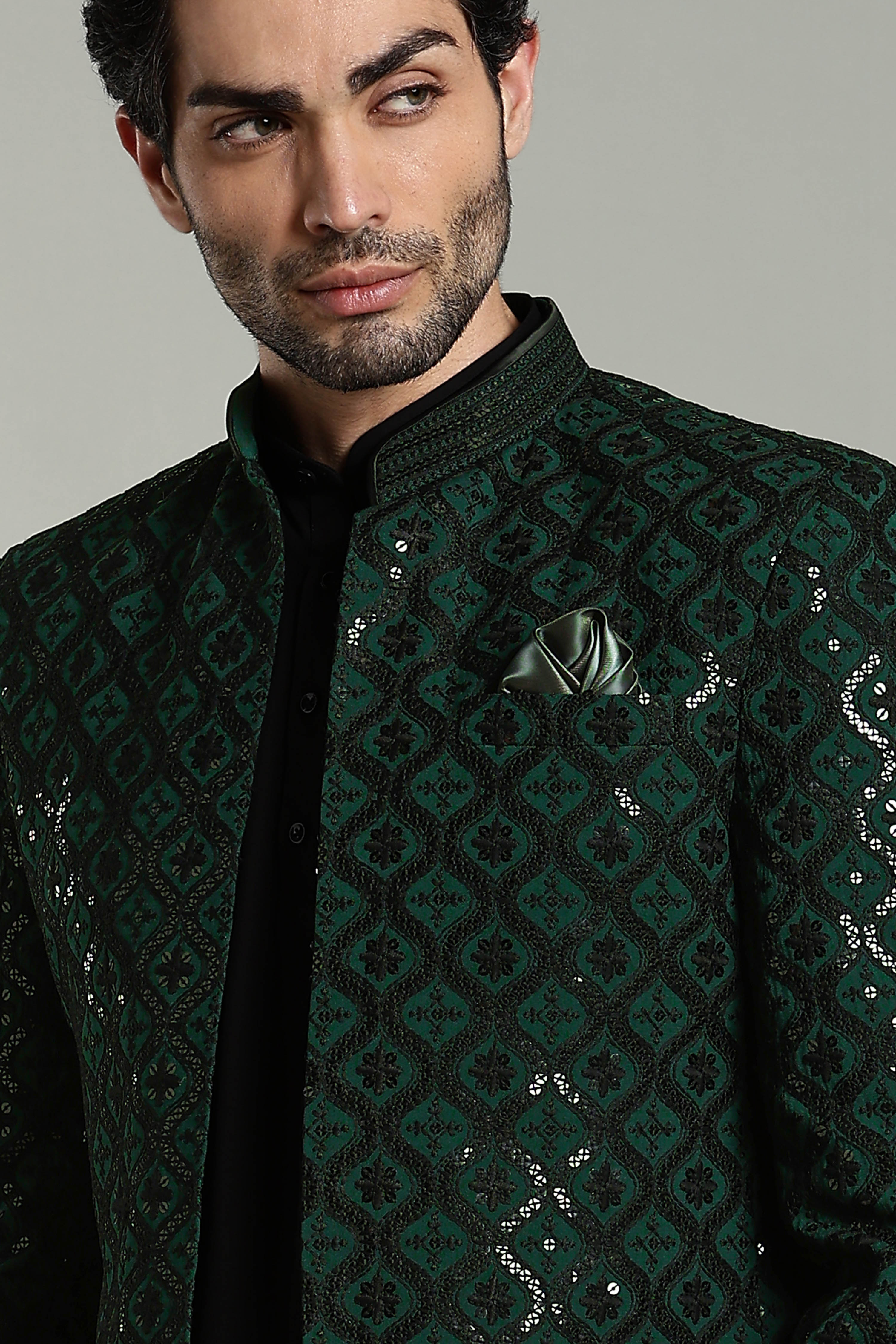 Arruga Men's Jodhpuri Indo-western set - Image 2