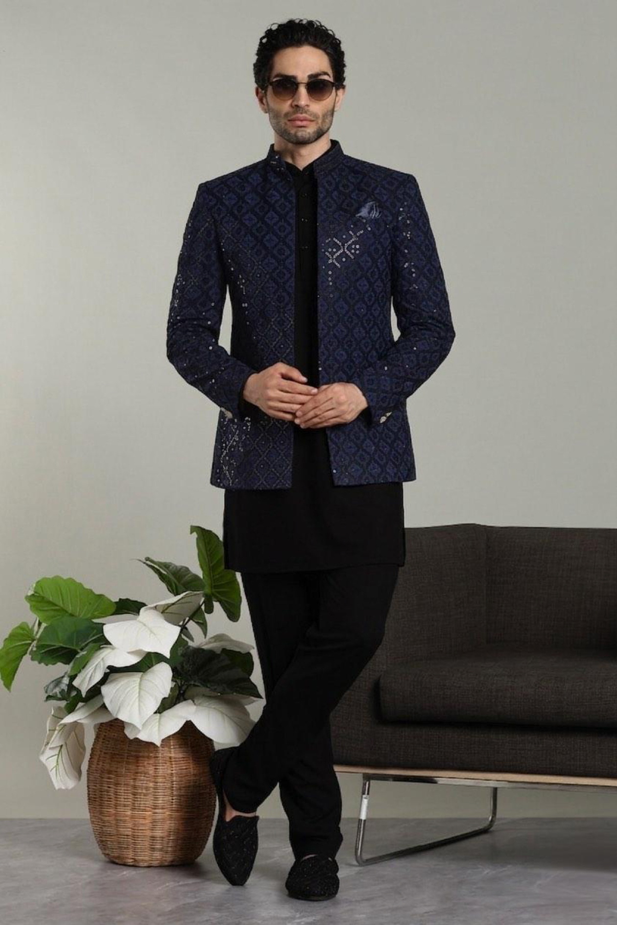 Arruga Men’s Jodhpuri Indo-western set
